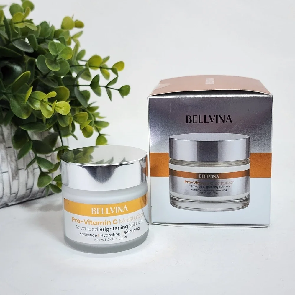 Bellvina Pro-Vitamin C Brightening Face Moisturizer Balance & Radiance 2oz /60mL